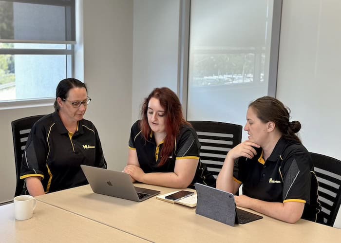 cleaning the shower wall