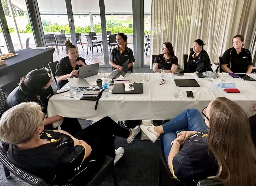 cleaning the shower wall